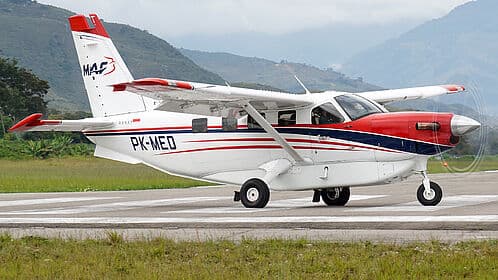 PK-MED aircraft