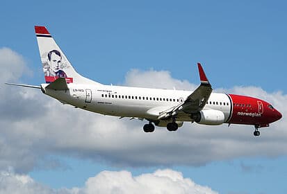LN-NIQ aircraft