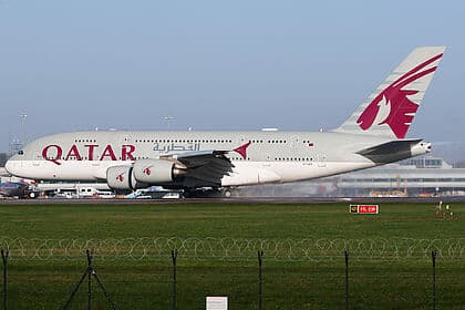 A7-APE aircraft